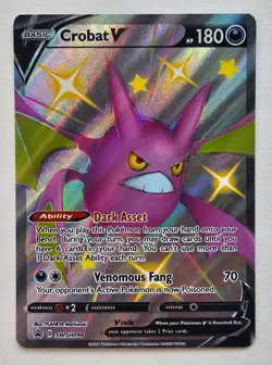 Dragapult V SWSH096 + Crobat V SWSH098 – Pokemon TCG Promo Holo Lot (2 Cards) - Image 4