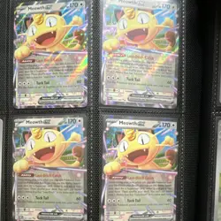 Pokemon TCG Perfect Order Meowth ex 062/088 Holo English Card Lot (4) - Image 1
