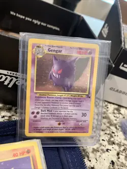 1999 Pokemon Fossil Unlimited #5 Gengar HOLO NM-MT Free Shipping - Image 3
