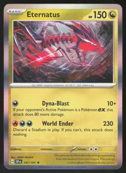 Eternatus 141/191 Rare Surging Sparks Pokemon Holo Near Mint - Image 1