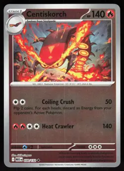 Centiskorch 030/132 Uncommon Mega Evolution Pokemon Reverse Holo Near Mint - Image 1
