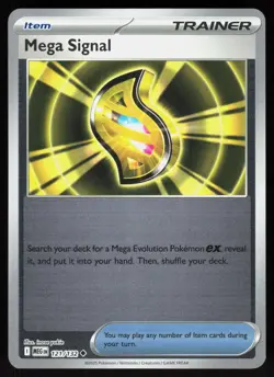Mega Signal 121/132 Uncommon Mega Evolution Pokemon Reverse Holo Near Mint - Image 1