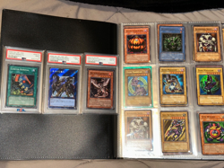 Yugioh straight VINTAGE Lot! Vintage PSA Slabs & Vintage binder of 350+ cards - Image 1
