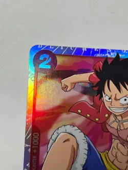 Monkey.D.Luffy OP01-024 - Romance Dawn- SR Near-Mint Super Rare English - Image 2