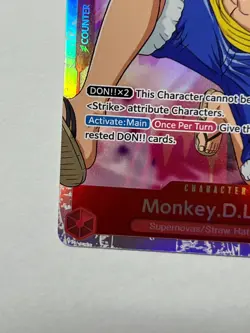 Monkey.D.Luffy OP01-024 - Romance Dawn- SR Near-Mint Super Rare English - Image 4