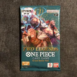 NEW* - One Piece OP-08 Two Legends Factory Sealed Booster Pack ENGLISH - Image 1