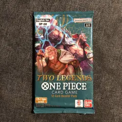 NEW* - One Piece OP-08 Two Legends Factory Sealed Booster Pack ENGLISH - Image 1