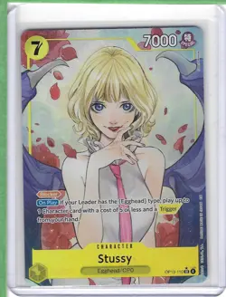 One Piece Carrying on His Will Stussy Alt Art OP13-110 SR Card NM/MT - Image 1