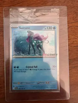 Pokemon Suicune 026/094 EB Games Exclusive Stamped Promo Card Phantasmal Flames - Image 1