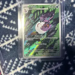 Pokemon TCG Arbok Card Temporal Forces Holo Illustration Rare Full Art 176/162 - Image 1