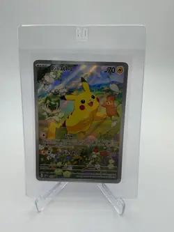 Pokemon TCG: Pikachu 088 Scarlet & Violet Promo Card Holo Full Art (Read Descr.) - Image 1