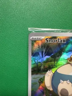 Pokemon TCG Snorlax #051 Holo Full Art Promo Card 151 Near Mint Sealed - Image 3