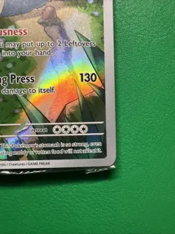 Pokemon TCG Snorlax #051 Holo Full Art Promo Card 151 Near Mint Sealed - Image 5