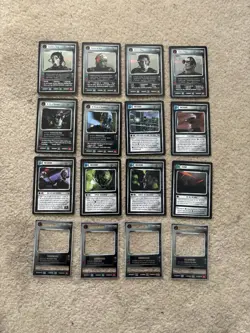 Star Trek CCG 1E Enhanced First Contact 16 Card COMPLETE SET w Overlays NM - Image 1