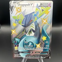 Pokemon Dragapult V Ultra Rare Full Art Holo SV111/SV122 Shining Fates Card - Image 1