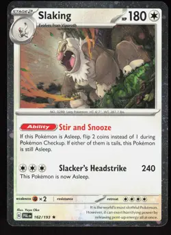 Slaking (Cosmos Holo) 162/193 Holo Miscellaneous Cards & Products Pokemon NM - Image 1