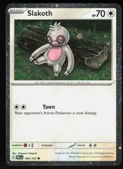 Slakoth (Cosmos Holo) 160/193 Holo Miscellaneous Cards & Products Pokemon NM - Image 1