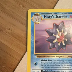 Misty’s Starmie 56/132 Gym Heroes Pokemon Card Vintage WOTC Trainer LP - Image 5