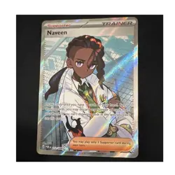 Pokemon Naveen Full Art Holo Trainer-Supporter Ultra Rare 112/088 Nintendo Card - Image 1