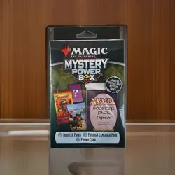 Magic MTG Mystery Power Box Sealed | 2 Booster Packs 1 Foreign Pack 1 Promo Card - Image 1