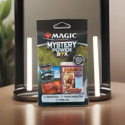 Magic MTG Mystery Power Box Sealed | 2 Booster Packs 1 Foreign Pack 1 Promo Card - Image 2