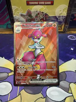 Pokemon TCG Medicham EX Holo Ultra Rare Card Stellar Crown 161/142 - Image 1