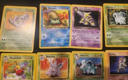 Large Base Set Jungle Fossil Pokemon Card Lot Nm/nm-! No Duplicates - Image 2
