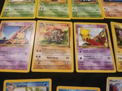 Large Base Set Jungle Fossil Pokemon Card Lot Nm/nm-! No Duplicates - Image 4