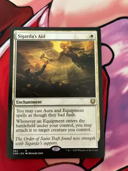 Commander Legends Sigarda's Aid Normal NM Fast Shipping - Image 1