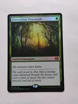 Concordant Crossroads Double Masters 2022 Foil Enchantment Mythic Green Eng - Image 1