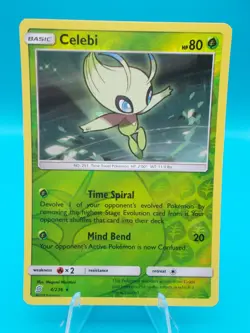 Celebi 4/236 Sm-Unified Minds Pokemon TCG Reverse Holo Near Mint/Mint - Image 1