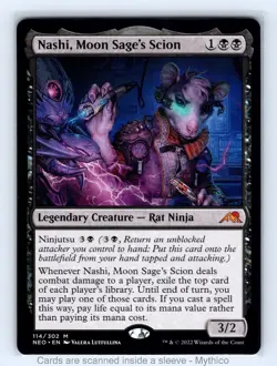 MTG Nashi, Moon Sage's Scion Kamigawa: Neon Dynasty - NM - Image 1