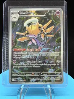 Shedinja 144/132 ME01: Mega Evolution Pokemon TCG Illustration Rare Holo - Image 1