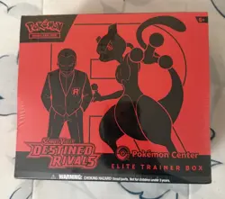 Pokemon TCG SV Destined Rivals Pokemon Center Elite Trainer Box ETB Sealed - Image 1