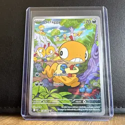 Pokemon Scraggy 138/086 SV: White Flare Illustration Rare - Image 1