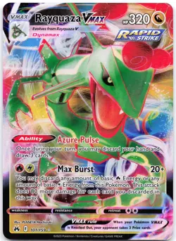 Rayquaza VMAX 101/159 Holo Crown Zenith - Image 1