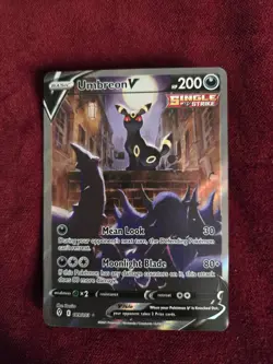 Pokemon Evolving Skies Umbreon V 189/203 Alt Art Ultra Rare - Image 1