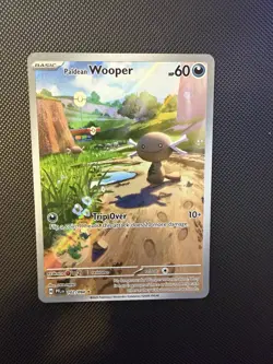 Pokemon TCG Paldean Wooper 102/94 Paldean Fates - Image 1