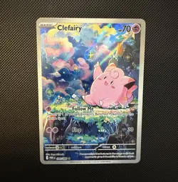 Pokemon Lillie's Clefairy ex 184/159 SV09 Journey Together Holo Basic 190 HP EN - Image 1