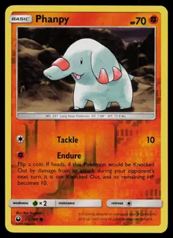 PHANPY 72/168 COMMON CELESTIAL STORM POKEMON REVERSE HOLO NM - Image 1