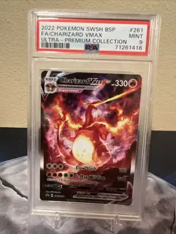 MINT PSA 9 Charizard VMAX 2022 Black Star Promo SWSH261 Full Art Pokemon - Image 1