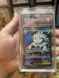 Pokemon Mega Abomasnow ex 157/132 Mega Evolution Ultra Rare TAG 9 Mint - Image 2