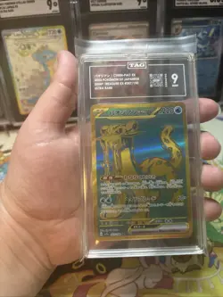 Pokemon Chien-Pao ex Japanese 357/190 Shiny Treasure Ex Ultra Rare TAG 9 Mint - Image 4