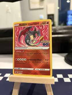 Radiant Charizard 011/078 Pokemon GO Holo Pokemon TCG NM - Image 2
