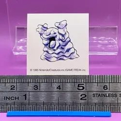 Grimer Pokemon Sticker Seal Nintendo TCG Vintage Japanese Very Rare #56 - Image 5