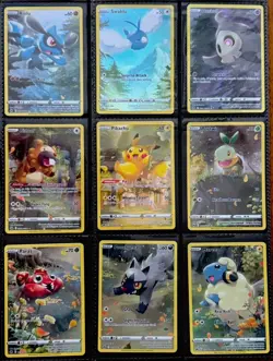 Crown Zenith Galarian Gallery NM Full Art Set 9 GG26 - GG34 Pikachu Pokemon TCG - Image 1