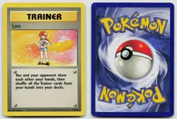 LASS 75/102 RARE BASE SET UNLIMITED POKEMON LP - Image 3