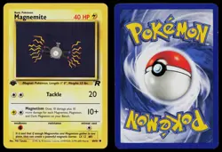 MAGNEMITE 60/82 COMMON TEAM ROCKET POKEMON 1ST EDITION LP - Image 3