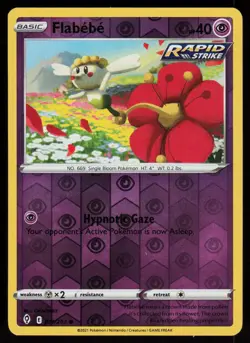 Flabebe 071/203 Common Evolving Skies Pokemon Reverse Holo Lightly Played - Image 1