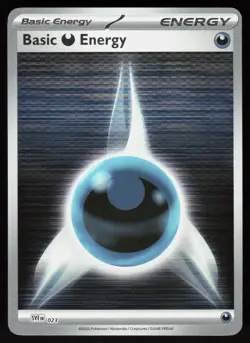 Basic Darkness Energy 023 Scarlet & Violet Energies Pokemon Reverse Holo NM - Image 1